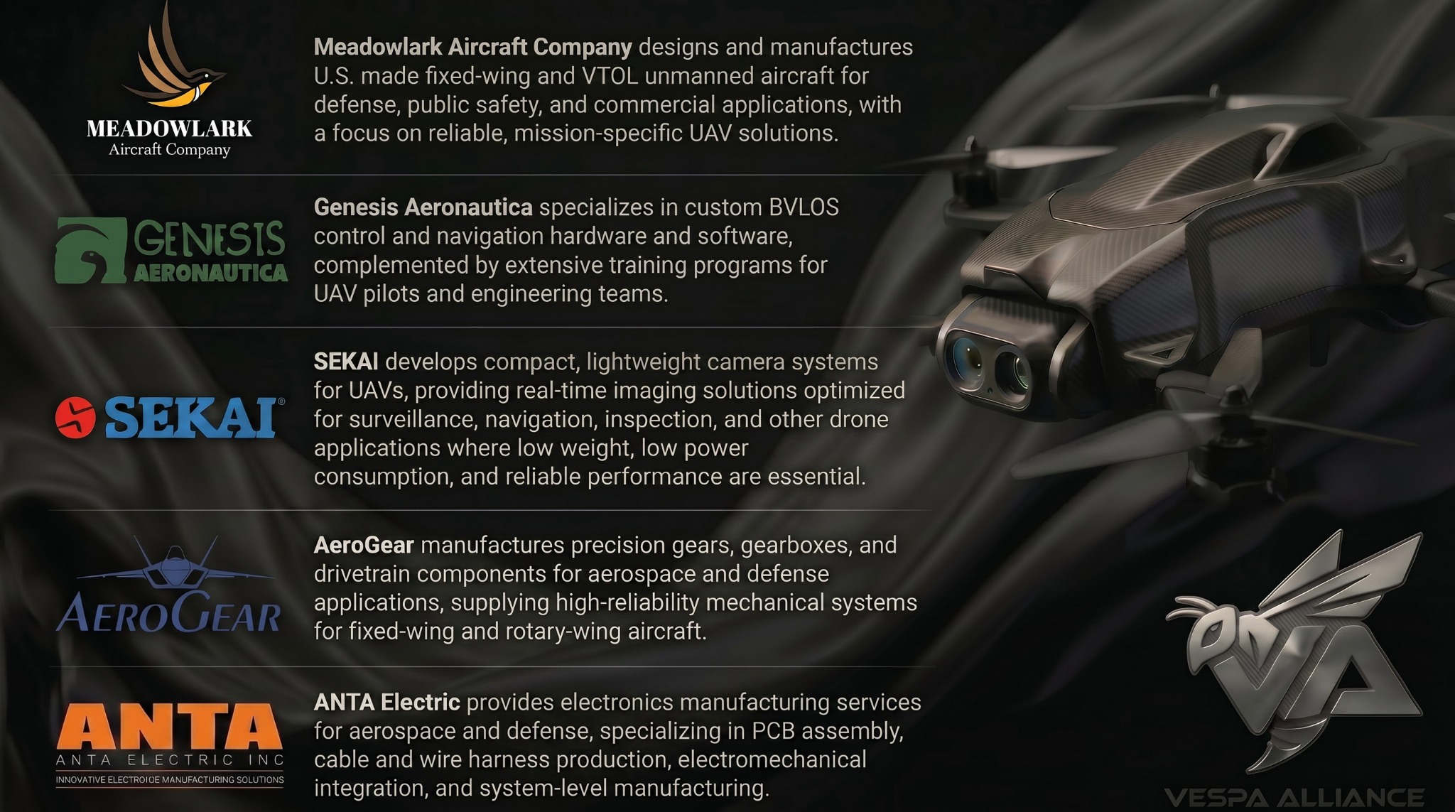 Vespa Alliance member companies